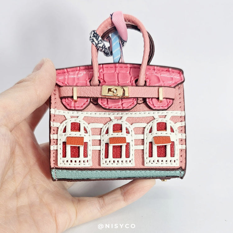 Mini Handbag Keychain Pouch