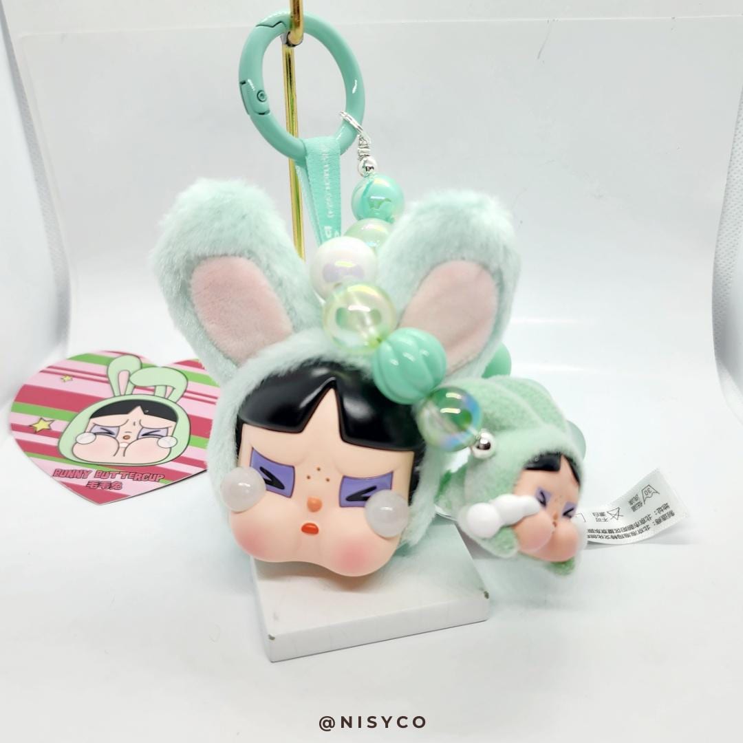 Authentic Crybaby Powerpuff girls keychain and handmade baby powerpuff | popmart | christmas gift | bag charm